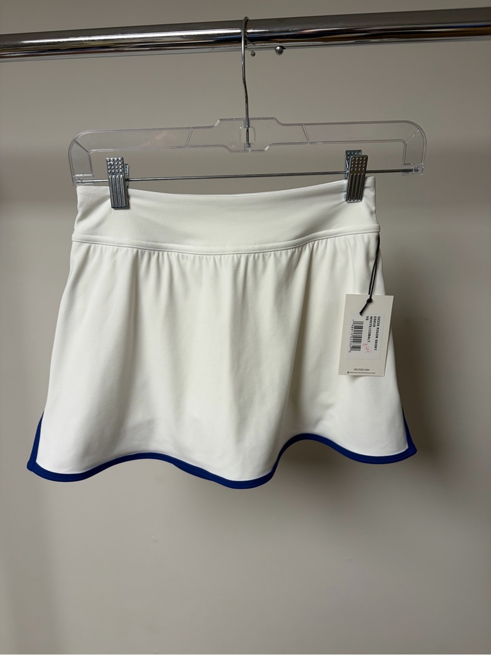 Splits59 ozzie rigor skort white/cobalt